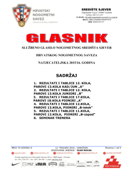 Glasilo br. 70 - Hrvatski nogometni savez