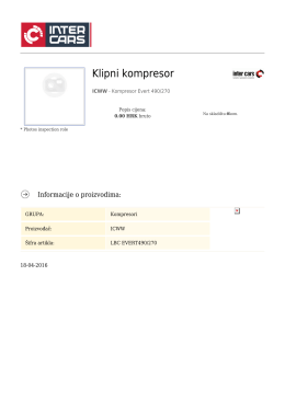 Klipni kompresor - Inter Cars Croatia