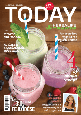 fejlődése - Herbalife Today Magazine
