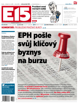 ePH pošle svůj klíčový byznys na burzu