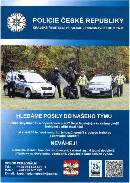 POLICIE ČESK&Eacute; REPUBLIKY