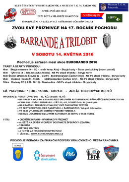 Pochod Barrande a trilobit - Muzeum T. G. M. Rakovník