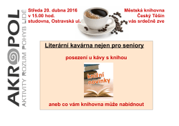 leták - Městská knihovna Český Těšín