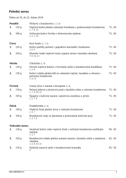Polední menu - nakulture.cz