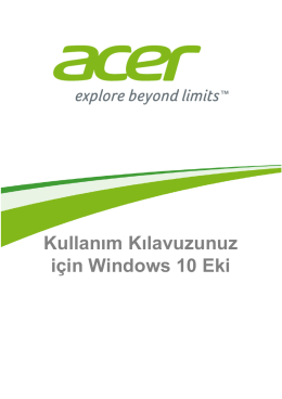 Acer Aspire ES1-531 (NX.MZ8EY.005) Kullanım Kılavuzu