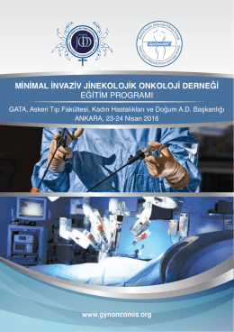minimal invaziv jinekolojik onkoloji derneği eğitim programı