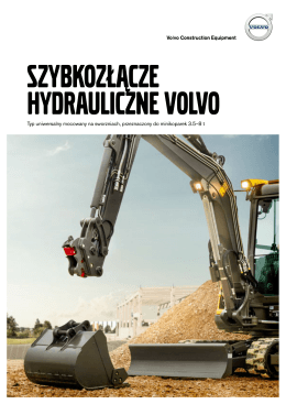 Volvo Brochure Compact Excavator Hydraulic Quick Coupler Polish