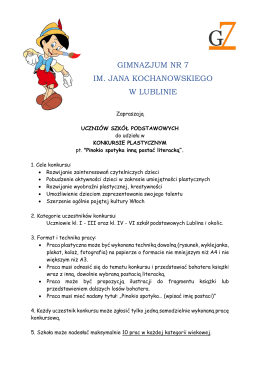 Regulamin - Gimnazjum nr 7 w Lublinie