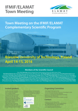 poster  - IFMIF/ELAMAT Scientific Council