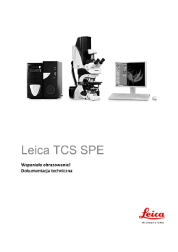 Leica TCS SPE - dokumentacja techniczna