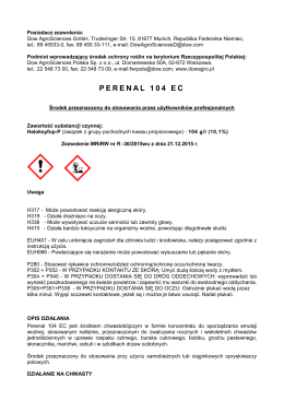 PERENAL 104 EC - Dow AgroSciences