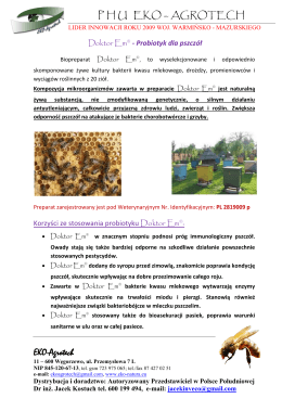 informacja - Miechowscy Pszczelarze