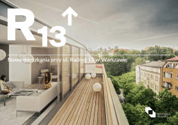 Nowe mieszkania przy ul. Radnej 13 w Warszawie