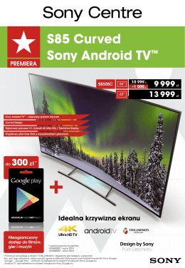 S85 Curved Sony Android TV™