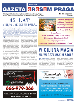 Gazeta eReSeM PRAGA - nr 04/2015
