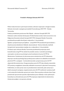 protokol z Walnego Zebrania WOT PTP 09 09 2015