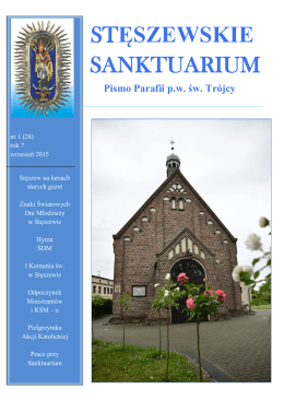STĘSZEWSKIE SANKTUARIUM - Parafia Świętej Trójcy