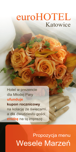 menu_wesela_net - euroHOTEL Katowice