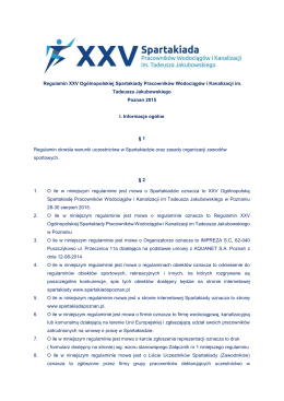 regulamin zatwierdzony nowelizacja 24.05.2015