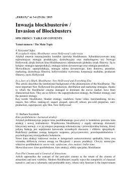 Inwazja blockbusterów / Invasion of Blockbusters