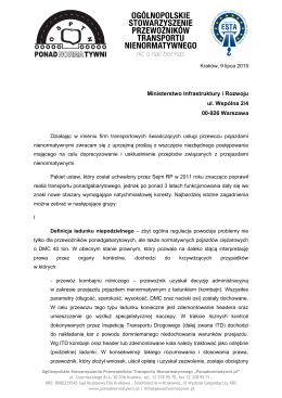 pismo_MIR_09.07.2015 - Ogólnopolskie Stowarzyszenie