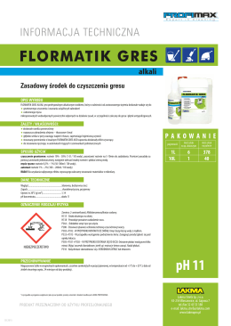 FLORMATIK GRES alkali
