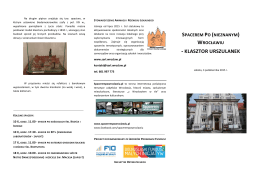 klasztor urszulanek - Stowarzyszenie Animacji i Rozwoju Lokalnego