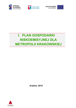 i. plan gospodarki niskoemisyjnej dla metropolii krakowskiej
