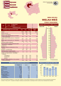 WIELKA WIEŚ - Urząd Statystyczny w Krakowie