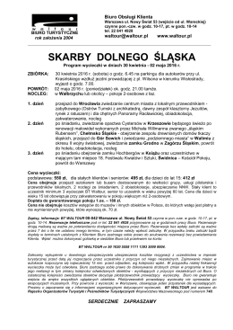 SKARBY DOLNEGO ŚLĄSKA