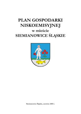 Plan Gospodarki Niskoemisyjnej w mieście Siemianowice Śląskie