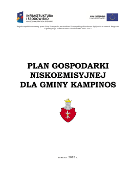 Plan Gospodarki Niskoemisyjnej dla Gminy Kampinos