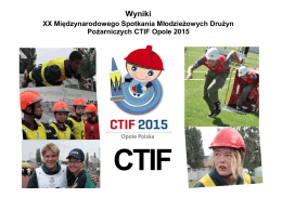 Wyniki - CTIF 2015