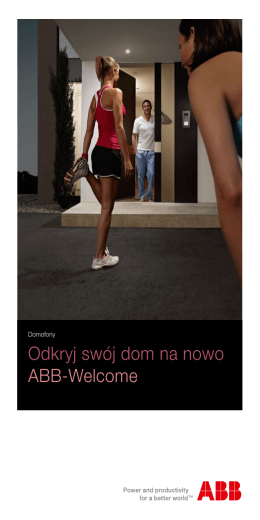Odkryj swój dom na nowo ABB-Welcome - Busch