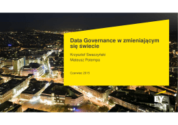 Data Governance w zmieniającym się świecie
