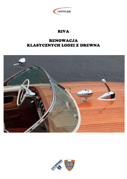 RIVA technologia napraw łodzi z mahoniu