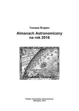 Almanach Astronomiczny na rok 2016