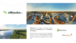 zWysoka.pl to wspólna inicjatywa dwóch podmiotów: 3Dpanorama