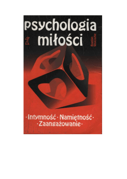 Bogdan Wojciszke - Psychologia Milosci