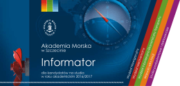informator 1 statek ok - Akademia Morska w Szczecinie