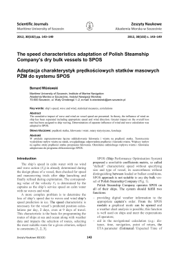 - Scientific Journals of the Maritime University of Szczecin
