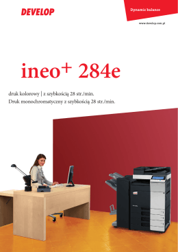 ineo+284e_broszura - printservice.com.pl