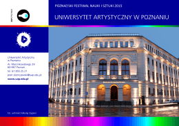 Program-Uniwersytet - Uniwersytet Artystyczny w Poznaniu