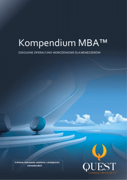 Kompendium MBA™ - Quest Change Managers
