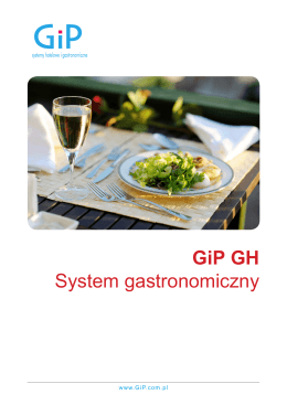 GiP GH System gastronomiczny