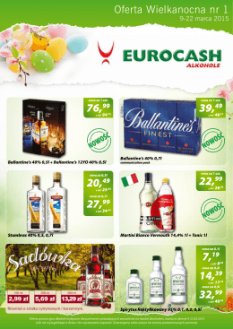39,99 - Alkohole Eurocash