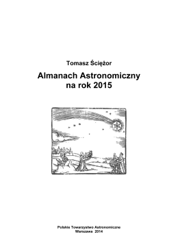 Almanach Astronomiczny na rok 2015