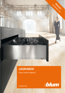 Katalog Legrabox Pure - Akcesoria