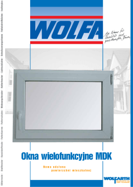 Okna wielofunkcyjne MDK - Friedrich Wolfarth GmbH & Co. KG