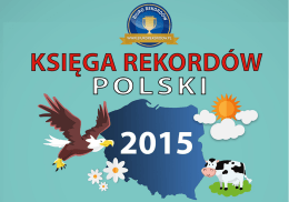 Księgi Rekordów Polski 2015 - CSL Internationale Spedition Sp. z oo